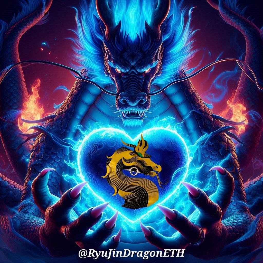 "Heart of a dragon. Spirit of RyuJin." 🐉💙⚡️