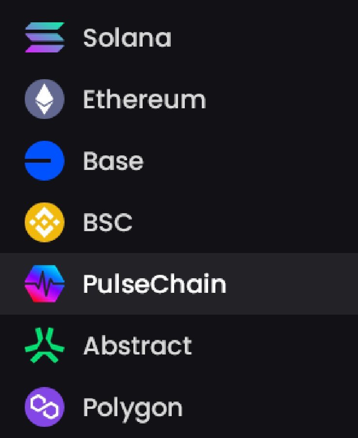 Pulsechain is now the #5 ranked blockchain in the world according to <a href="/dexscreener/">DEX Screener</a>

We will absolutely flip BSC and Base soon.