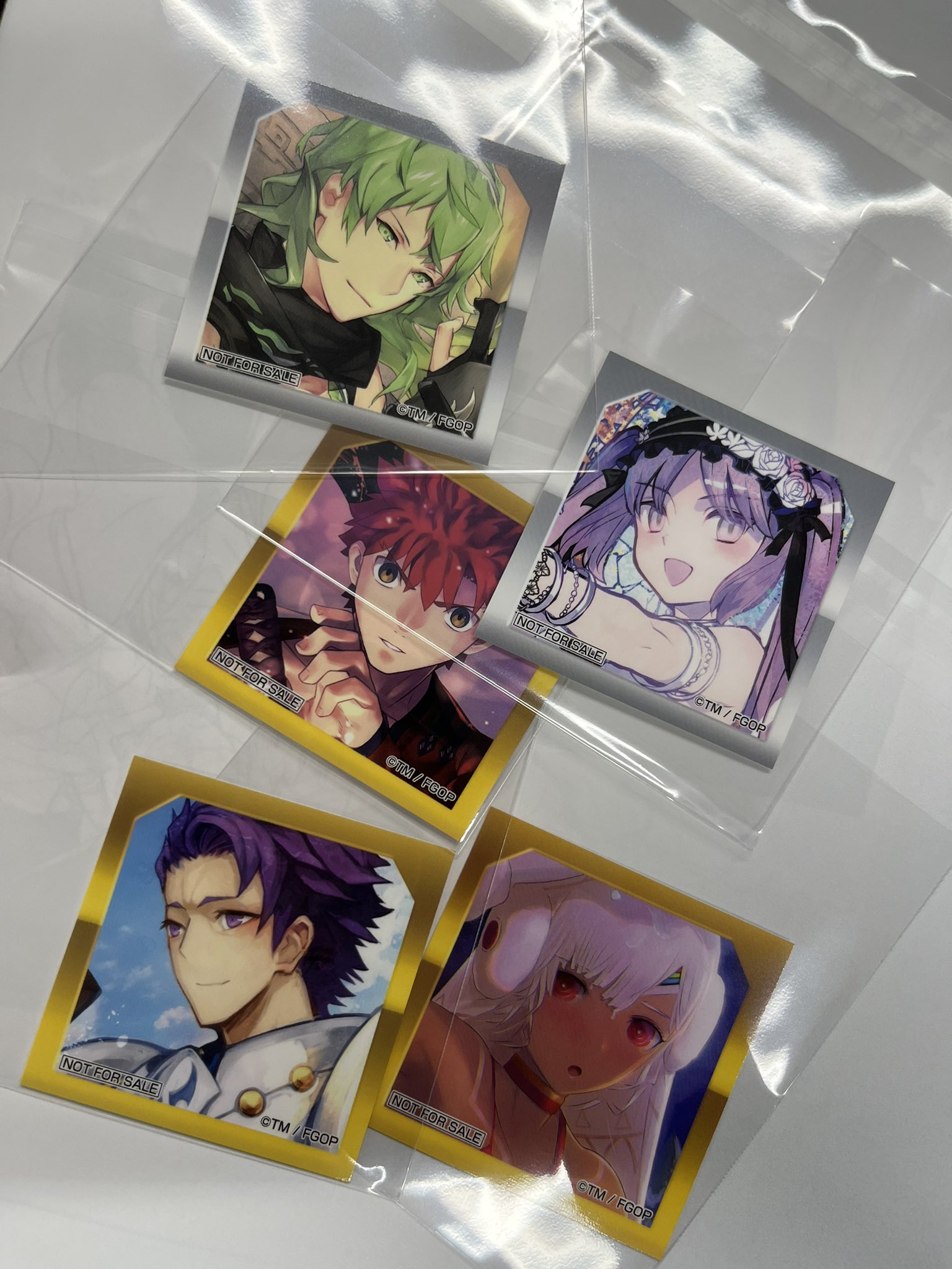 FGO 最終再臨展 特典 選択画面風ステッカー サンタ カルナ 最終再臨展 カルナ サンタ ステッカー FGO 最終再臨展 特典 選択