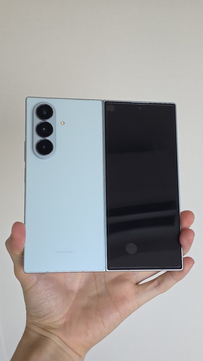 Galaxy Z Fold 7 届いた〜！ ミントどんな色か分かんなかったけど