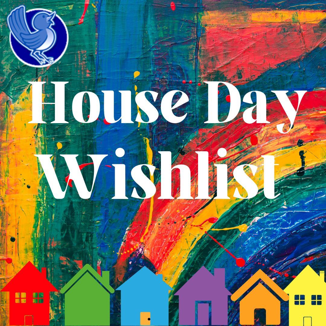 Our Wish List for next year's House Program is now posted! All of these items are linked to our theme for the year, and are used to pump up students and staff for a successful and fun year.

buff.ly/FDymylr