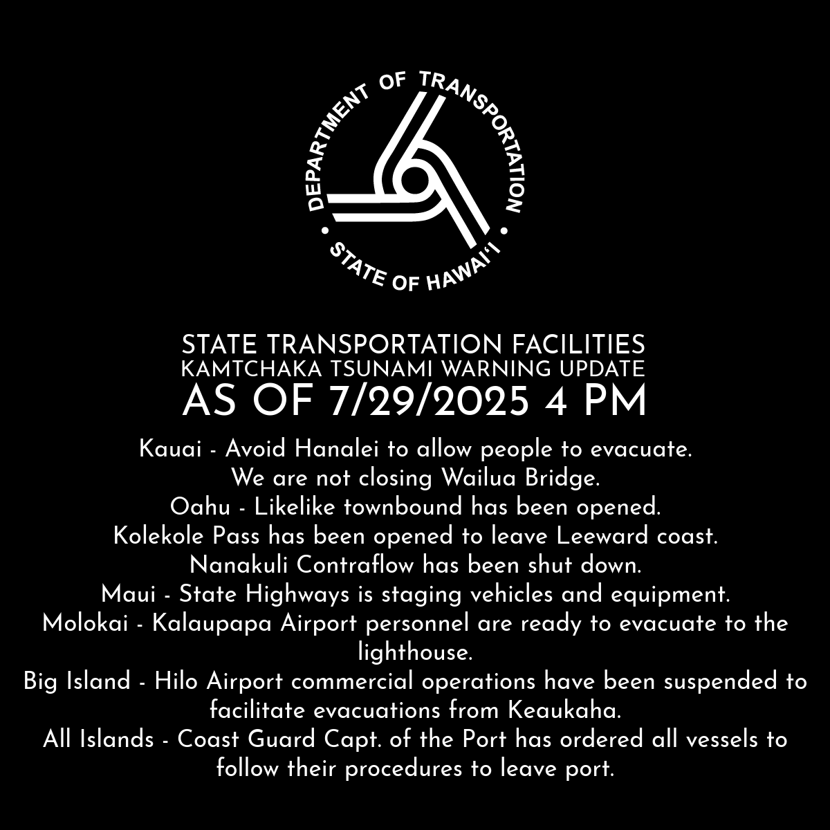 Hawaii DOT (@dothawaii) on Twitter photo 