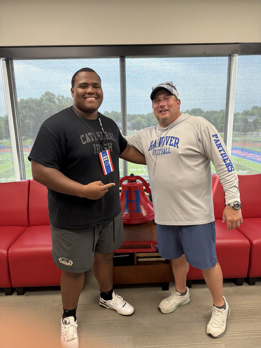 Lyndal Tipton (@lyndal_tipton08) on Twitter photo After a great visit and a great conversation with @MTHE012, lam blessed to receive my first offer from Hanover College!
<a href="/Coachpeebs/">Bill Peebles</a> <a href="/irishpanzer/">Matt Panzer</a>
<a href="/CoachJMDaniels/">Josiah Daniels</a> <a href="/CathedralFBall/">Cathedral Football</a> <a href="/CoachFreytag/">Coach Kurt Freytag</a> <a href="/CoachABarth/">Coach Barth</a> After a great visit and a great conversation with @MTHE012, lam blessed to receive my first offer from Hanover College!
<a href="/Coachpeebs/">Bill Peebles</a> <a href="/irishpanzer/">Matt Panzer</a>
<a href="/CoachJMDaniels/">Josiah Daniels</a> <a href="/CathedralFBall/">Cathedral Football</a> <a href="/CoachFreytag/">Coach Kurt Freytag</a> <a href="/CoachABarth/">Coach Barth</a>