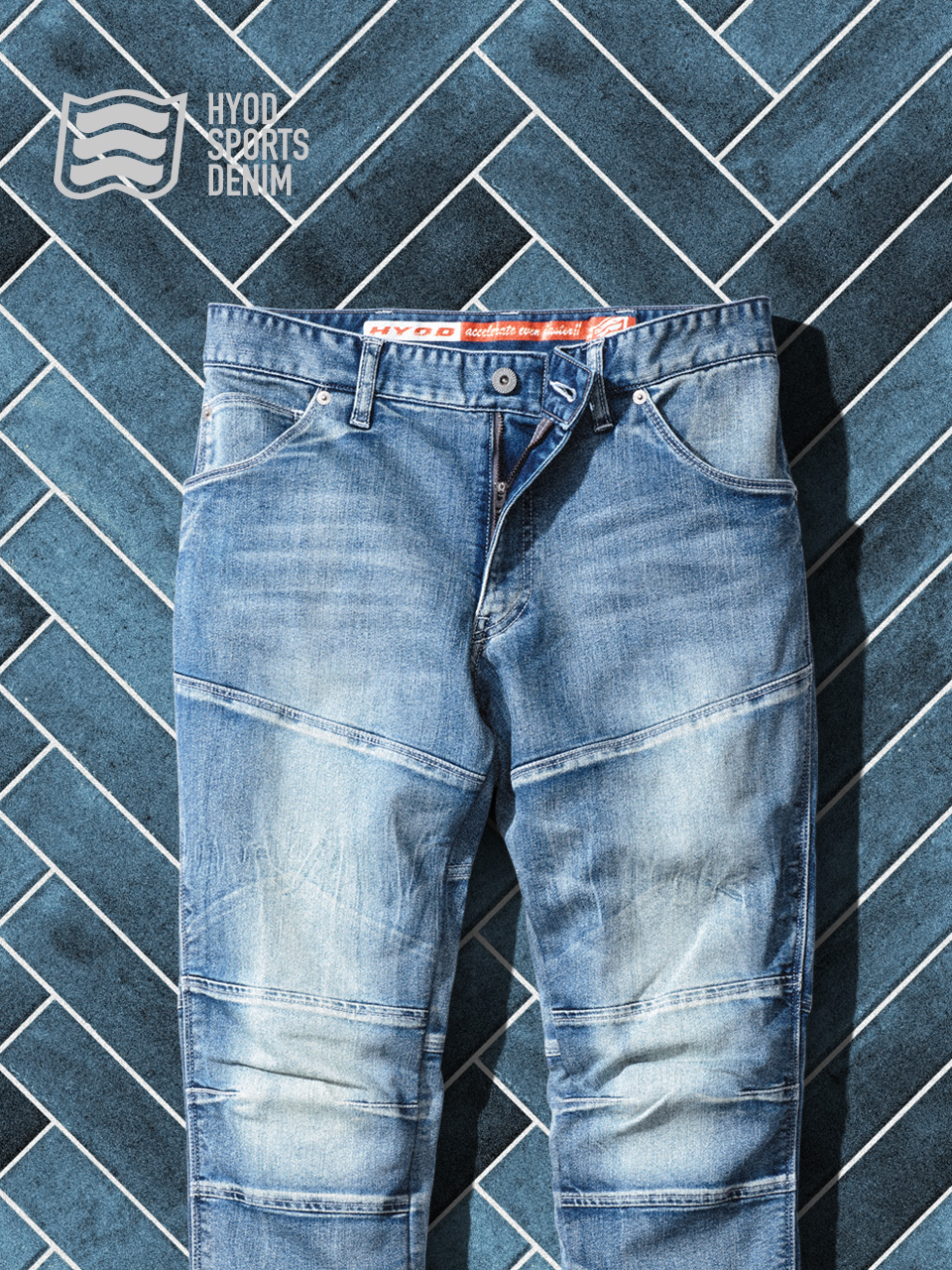 HYODのバイクジーンズ 正規品〔HYOD〕 HYD704DN HYOD D3O BIKERS PANTS 