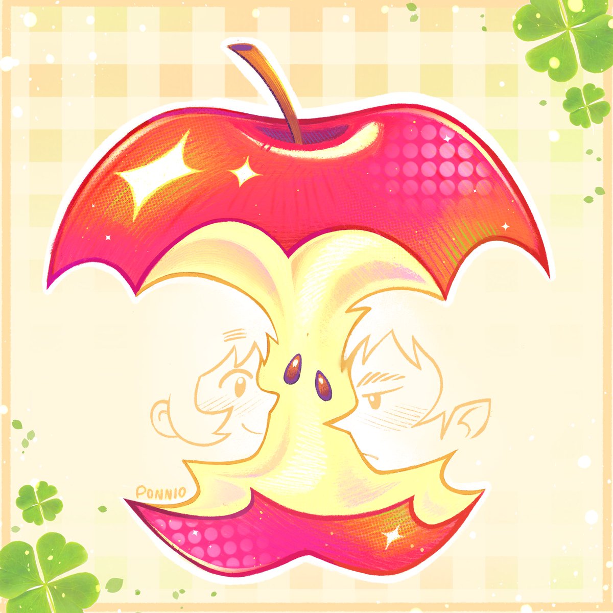 ponii_ko's tweet image. Apple dip 🍎🌱✨

#SouthPark  #spart #spfanart #sppip #pippirrup #spdamien #damienthorn #spdip #dip