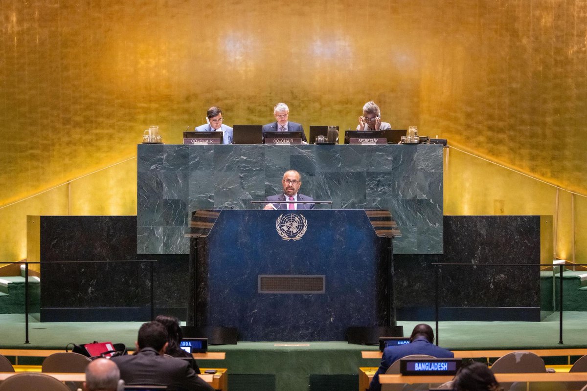 After 21 months since the start of Israel's war on the Gaza Strip, it is time to move from mere attempts to contain the conflict to addressing its root causes.

At the High-Level International Conference on the Peaceful Settlement of the Palestinian Issue and the Implementation