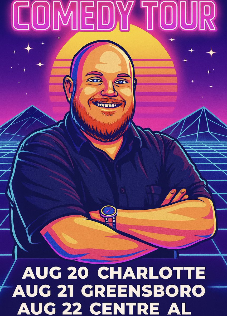 North Carolina and Alabama dates coming up for August!