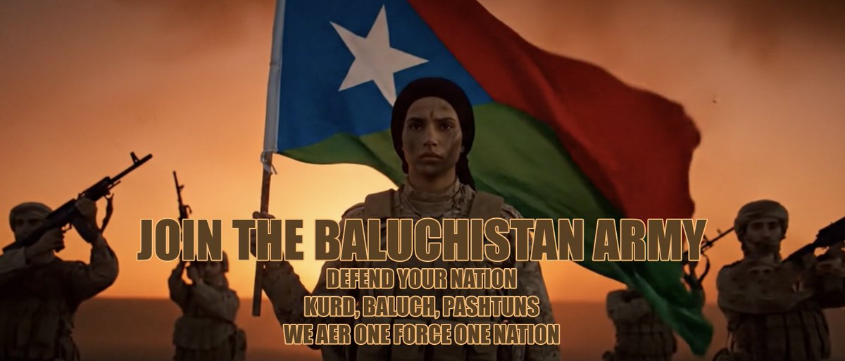 SarmacharYal's tweet image. JOIN THE BALUCHISTAN ARMY
ONE NATION, ONE FORCE
#BALUCH, #KURDISH #PASHTUN
LONG LIVE #BALUCHISTAN