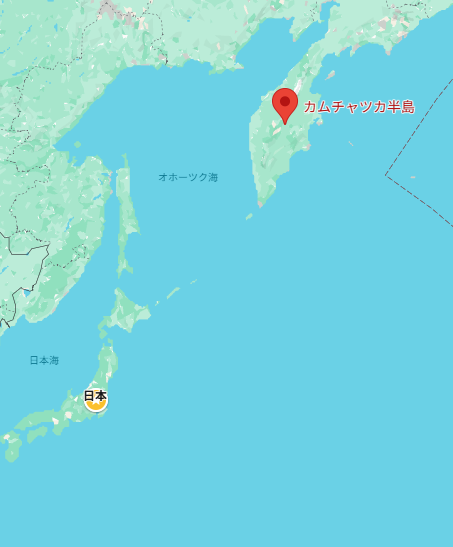 「カムチャツカ半島の位置がうろ覚えだったので調べた」|菊野郎のイラスト