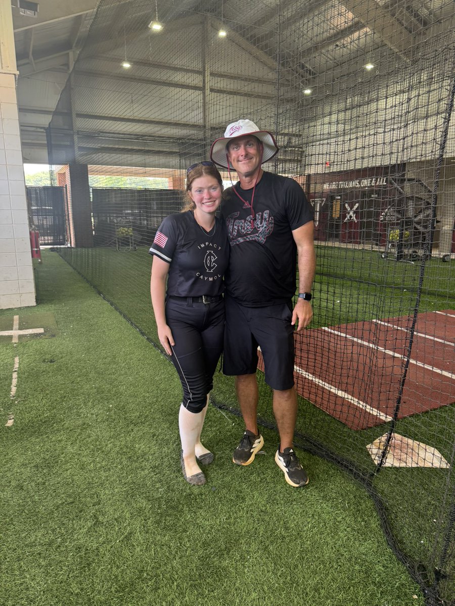Thank you so much <a href="/e_newellcoach/">Eric Newell</a> for having me today at the <a href="/TroyTrojansSB/">Troy Softball</a> softball camp!  So glad we survived until the end…🔥 I can’t wait to be back again soon!❤️🤍🖤 <a href="/bpatzig1/">Brandon Patzig</a> <a href="/ImpactCassteven/">Impact Caymol National Casstevens</a>