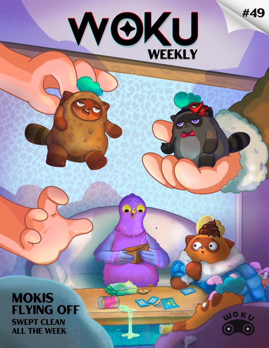 ✨WEEK 49 ISSUE INBOUND!✨

Another week, another Woku Weekly covering all the latest from the <a href="/Ronin_Network/">Ronin</a> ecosystem!🔥

The Mokis are flying off the shelves. Time’s ticking, if you don’t own one yet, you might miss your chance! 😳