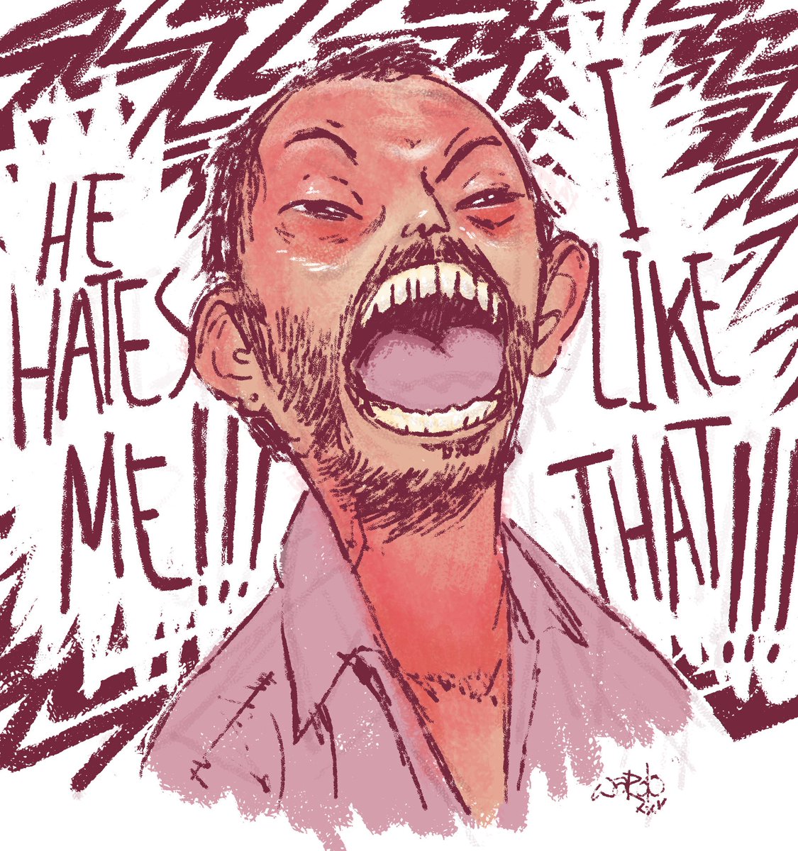 Tengo ya un mes obsesionado con Idles, tenía un buen rato que no conectaba tan cabrón con una banda.

#idles #digitaldraw #digitaldrawing #dibujodigital #illustration #digitalillustration #ilustracion #ilustraciondigital