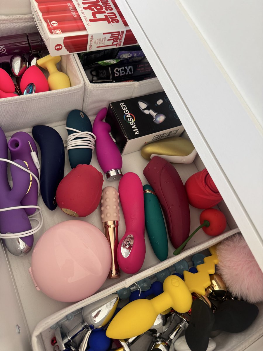 This is my sec toy drawer AFTER I cleaned house smh