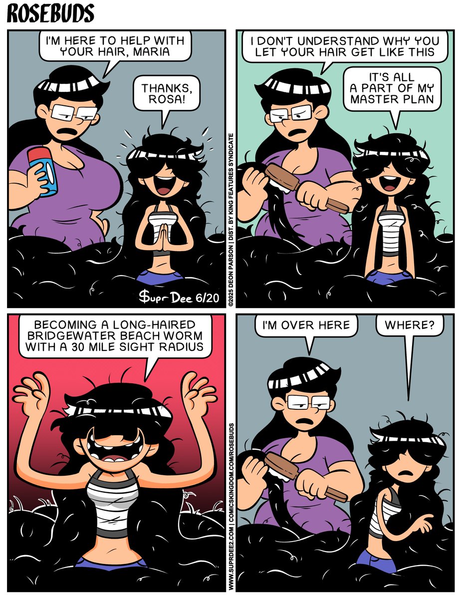 Rosebuds 6/20 - Hair Today