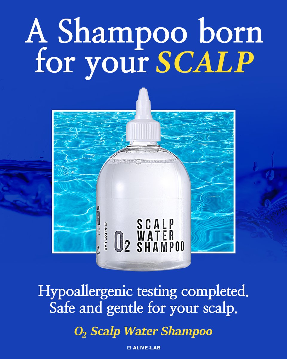 🚨Attention everyone with scalp concerns🚨

✔️ Oily and itchy scalp
✔️ Sensitive scalp that can’t handle just any shampoo
✔️ Scalp troubled by dandruff

With O2 Scalp Water Shampoo, your worries are over.

Available on🛒
linkon.id/alivelab_global

#alivelab #scalpcare  #kbeauty