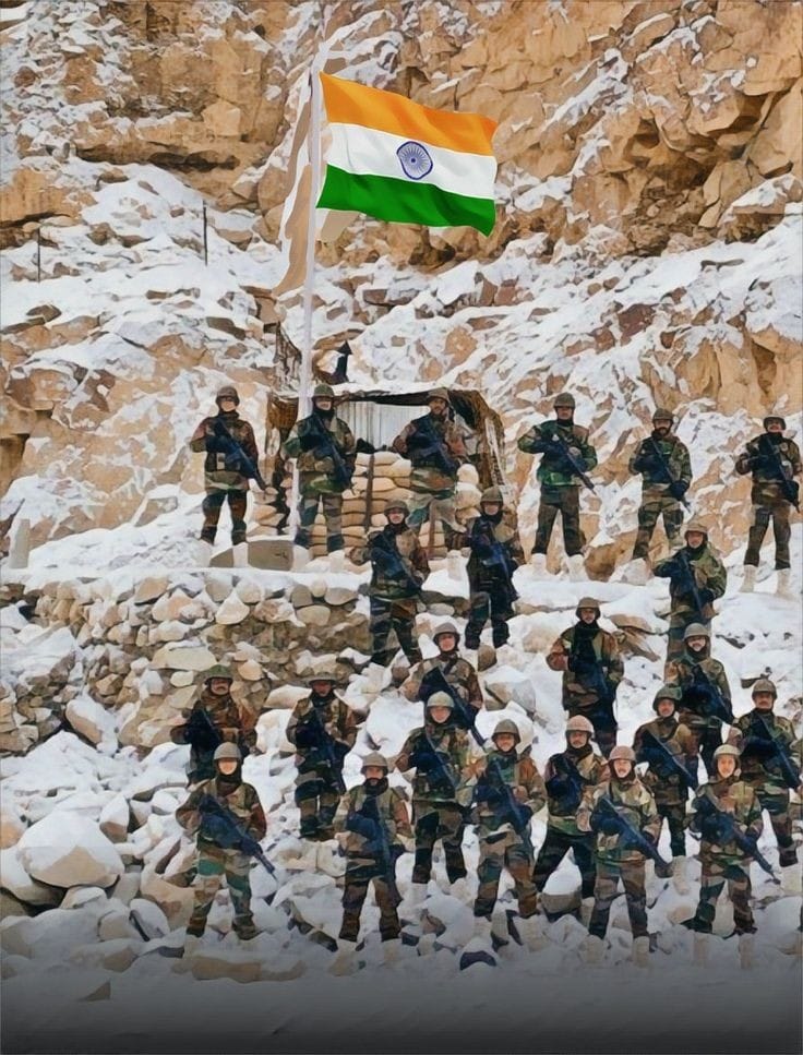 जय हिन्द 
विश्व की सबसे ताकतवर सेना, भारतीय सेना