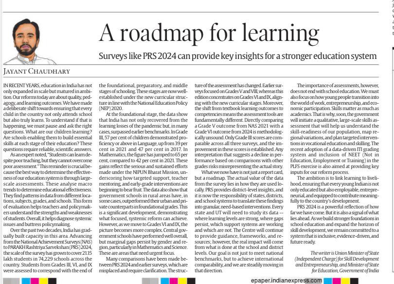 My article published today.
#ParakhRashtriyaSarvekshan

indianexpress.com/article/opinio…