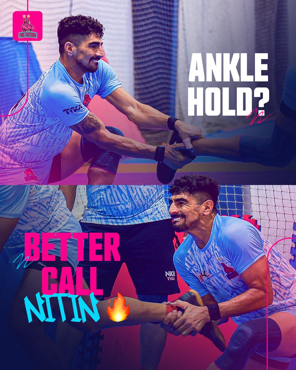 Need an ankle hold locked down? No escape when he’s on the ankle. 💪🔥

#NewRoarBegins #JPP #RoarForPanthers #Kabaddi #ProKabaddi