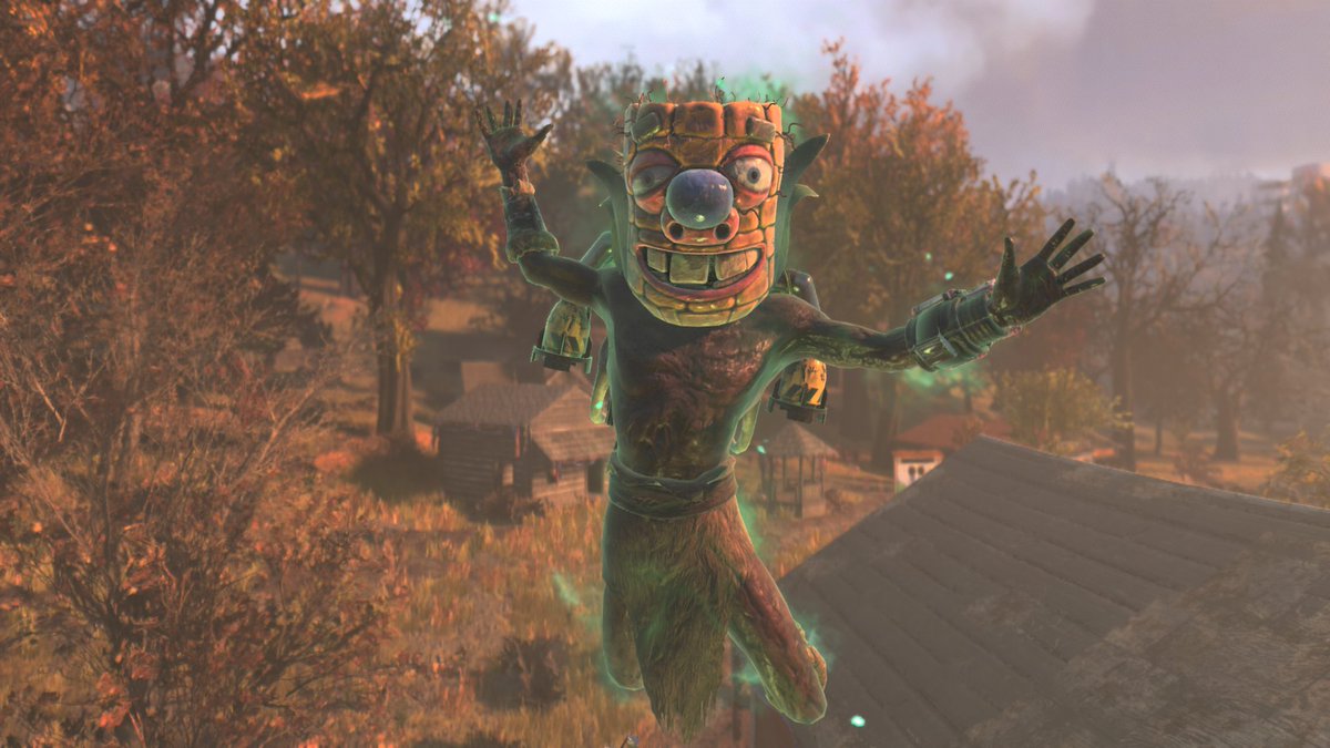 This corn cob mask 🤣
#Fallout76 #Fasnacht