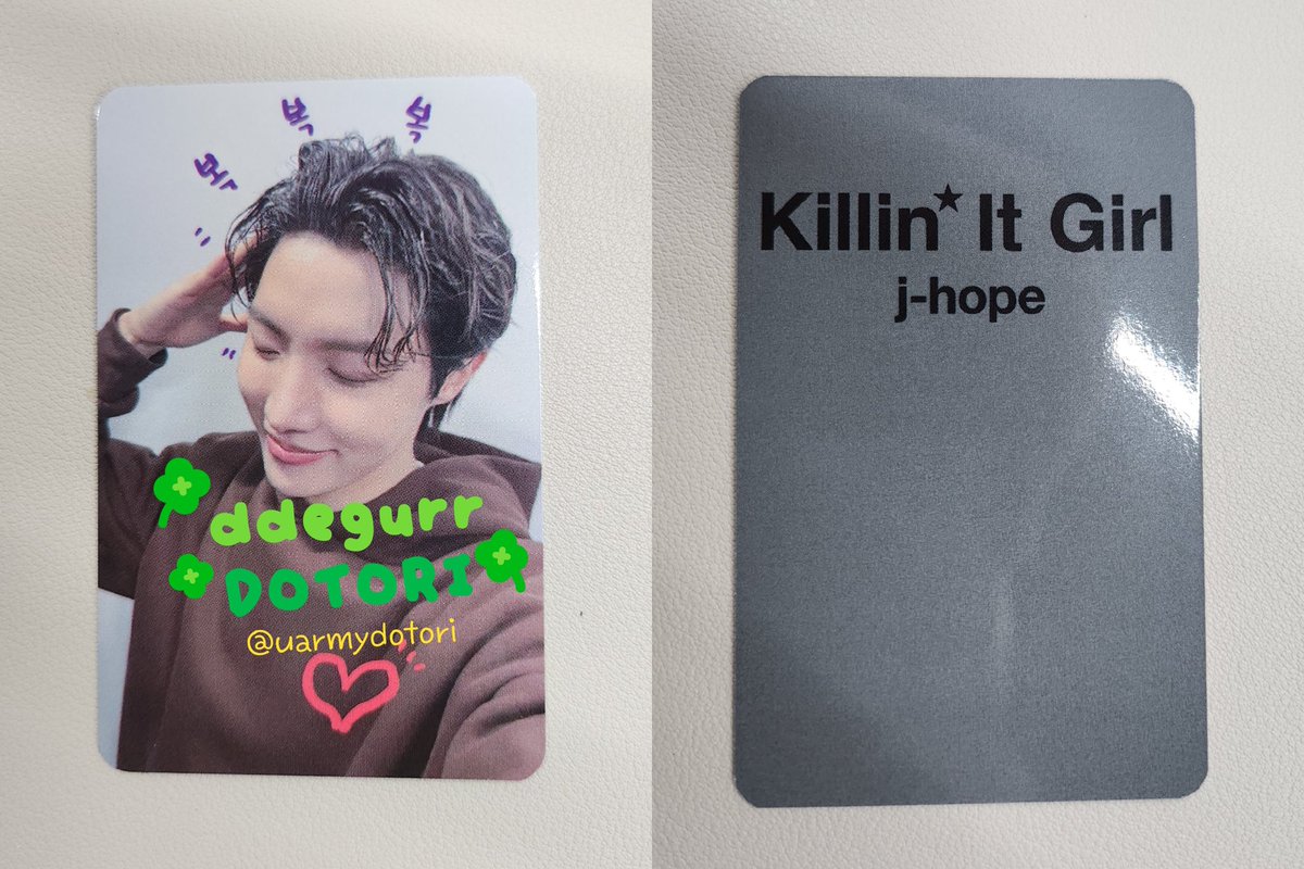 J-HOPE - Killin' It Girl Weverse Track Streaming Raffle Event