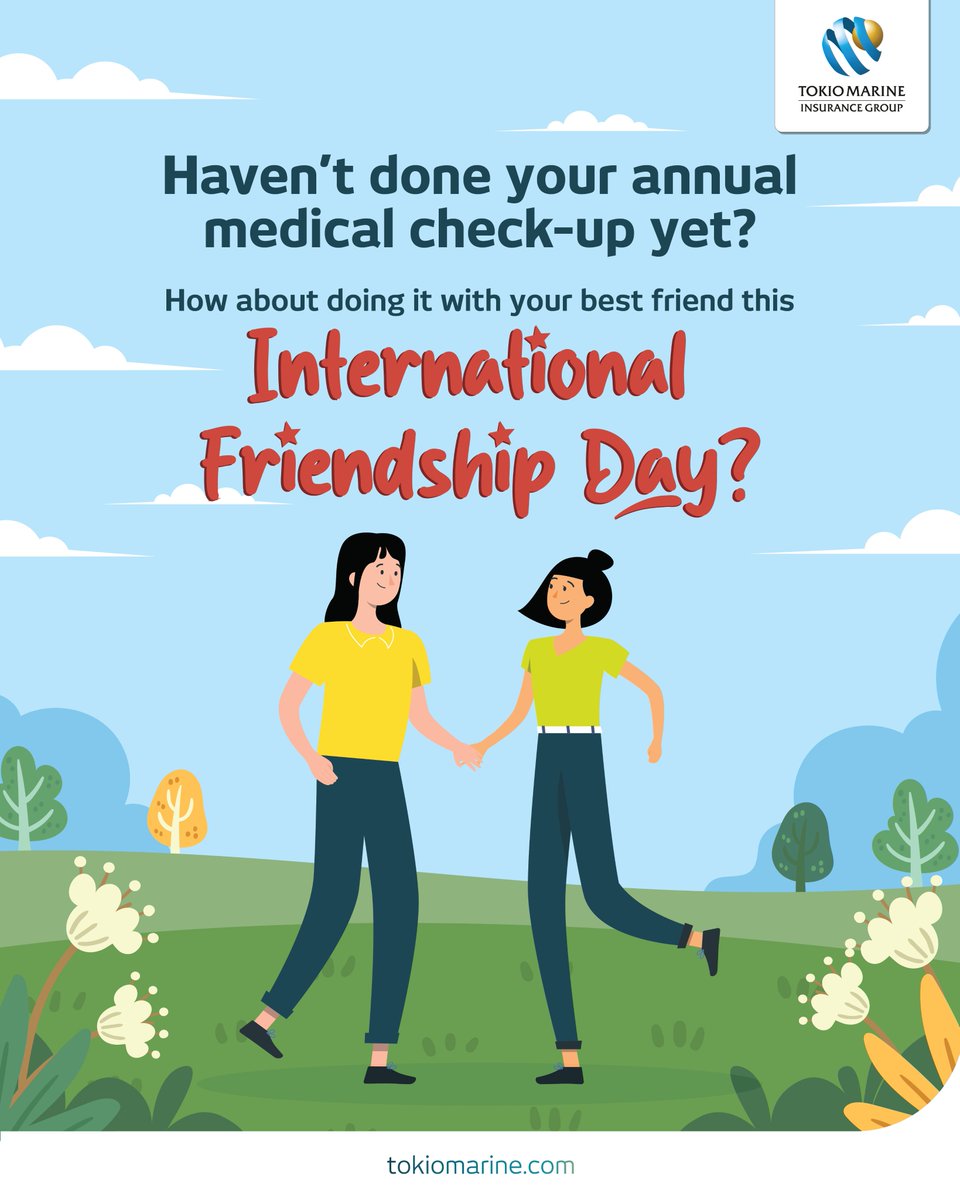 Did you miss your annual check-up at the start of the year?

The good news is, it’s not too late to get it sorted! Even better, with International Friendship Day around the corner, why not double the motivation and go with your best friend? Great minds think alike, after all!