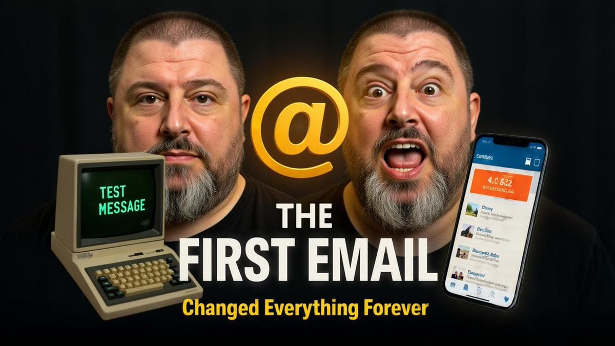 capodieci's tweet image. Friday&apos;s Tech in History by @capodieci: The First Email Sent (September 12, 1973)

On September 12, 1973, Ray Tomlinson at #BBNT sent the first true email across #ARPANET, revolutionizing communication. His use of the @ symbol to route messages between computers laid the…