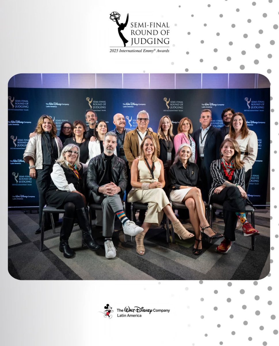 Honored to serve as a Juror for the International Emmys today in CDMX — thank you <a href="/iemmys/">International Emmy Awards</a> and @disneyla for the invitation and the opportunity to be part of this celebration of global television

#television #emmys #cdmx #Storytelling
