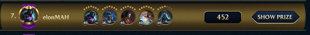 elon_MAH (@elon_mah_) on Twitter photo Sitting in a good position for a top 10 finish this season less than 2 days left before season ends! <a href="/Triumph_Games/">Triumph Games</a> <a href="/BattleRiseGame/">BattleRise: Kingdom of Champions</a> <a href="/Immutable/">Immutable</a> Sitting in a good position for a top 10 finish this season less than 2 days left before season ends! <a href="/Triumph_Games/">Triumph Games</a> <a href="/BattleRiseGame/">BattleRise: Kingdom of Champions</a> <a href="/Immutable/">Immutable</a>