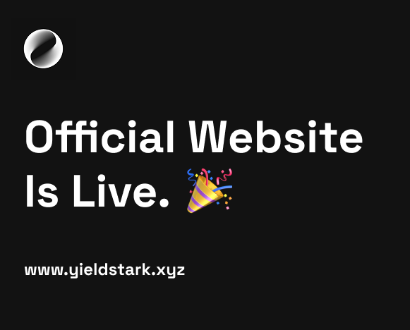 YieldStark (@yieldstark) on Twitter photo The YieldStark Website is now live.
Visit : yieldstark.xyz
Yields? Sooon🔜 The YieldStark Website is now live.
Visit : yieldstark.xyz
Yields? Sooon🔜