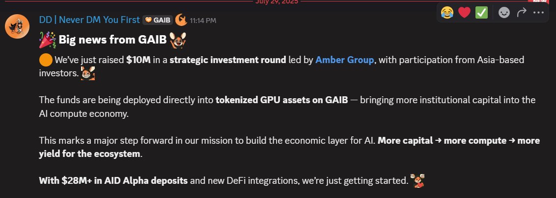 ๐ข๐ธ๐ฏ๐ฒ๐ช (@sofiacryptovibe) on Twitter photo GM fam! ๐ค
Today, Iโm dropping some alpha for you the NFT Raffle for Fremen Essence Whitelist.
โ This is your chance to get in early on the AI on-chain ecosystem from <a href="/gaib_ai/">GAIB ๐ | RWAiFi</a>, straight from Vietnam. ๐ป๐ณ
With only 3k supply, the Fremen Essence NFT is your golden ticket if you GM fam! ๐ค
Today, Iโm dropping some alpha for you the NFT Raffle for Fremen Essence Whitelist.
โ This is your chance to get in early on the AI on-chain ecosystem from <a href="/gaib_ai/">GAIB ๐ | RWAiFi</a>, straight from Vietnam. ๐ป๐ณ
With only 3k supply, the Fremen Essence NFT is your golden ticket if you