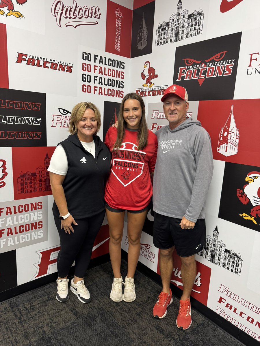 I had a great visit today at <a href="/FriendsSoftball/">Friends University Softball</a>! Thank you so much to Coach Suz and Coach <a href="/CoachBrady70/">Brady Walker</a> for having me and for the opportunity! Go Falcons ❤️🖤
<a href="/BixbySoftball/">Bixby Softball</a>