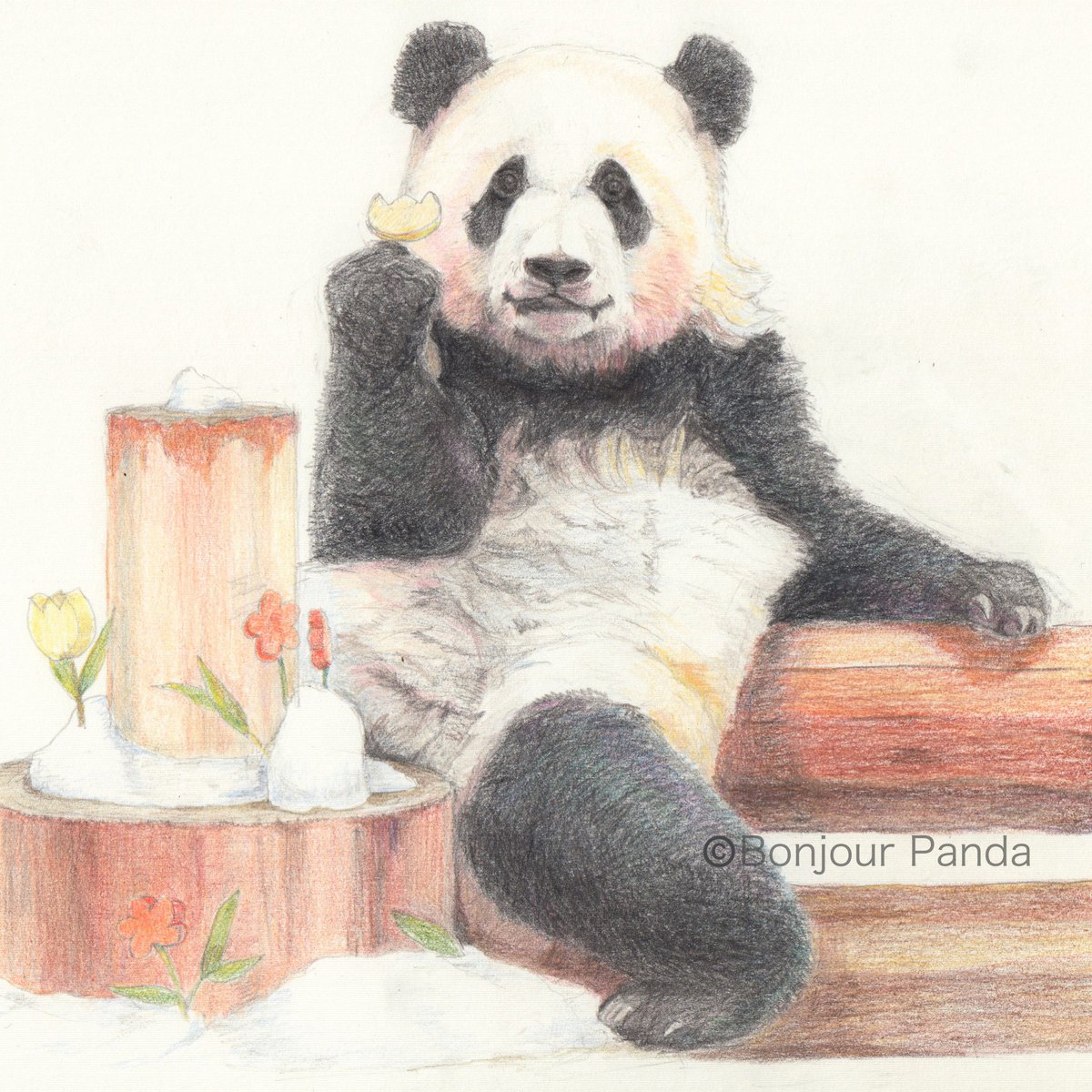 来週の今頃はもう始まっています
緊張してきた
暑いですが、松坂屋で涼んでくださいね🐼

彩浜画についてリポストやコメントありがとうございます😭まだ戻ってきません

所持してる方
コメントいただいたように、個展期間中に松坂屋に送ってくだされば良いかと！
私に連絡せずに返却するチャンスです