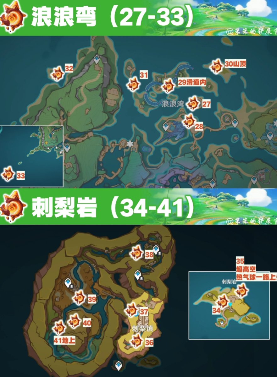 World1mpact's tweet photo. All Pyroculus Location 5.8

Cre: 笨笨的铲屎官

#GenshinImpact #原神 https://t.co/cZFVUVpOGo