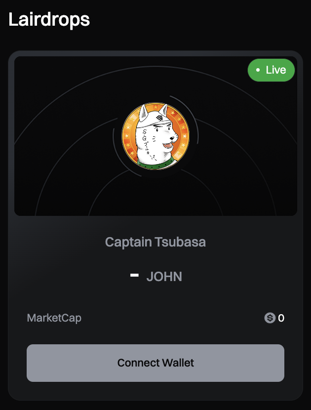 LairFinance's tweet photo. Now you can swap your $bJOHN and get your rewards! 

👉🏻 Go to our website: https://t.co/kJJNfCZkmZ

For those unfamiliar, @TsubasaRVonTG is one of Japan’s most iconic anime IPs, a legendary football series ⚽️

This marks a huge milestone not just for the team, but also for the growing intersection of Web3 on @KaiaChain @dapp_portal and @LINE_Global 🤝