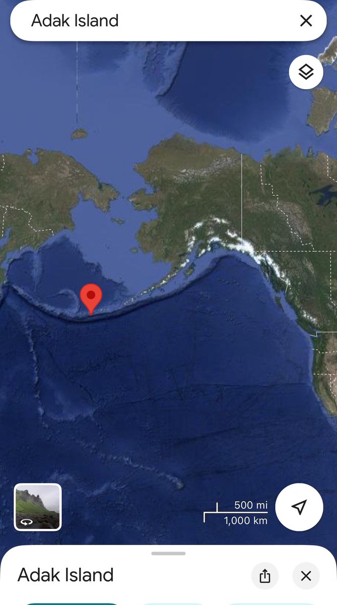 10:16pm CT: Watching the Adak Island, Alaska water level closely as it appears the tsunami is beginning to impact this sensor. You can see the rapid decrease in water level just before it shot up in the past few minutes. #earthquake #tsunami