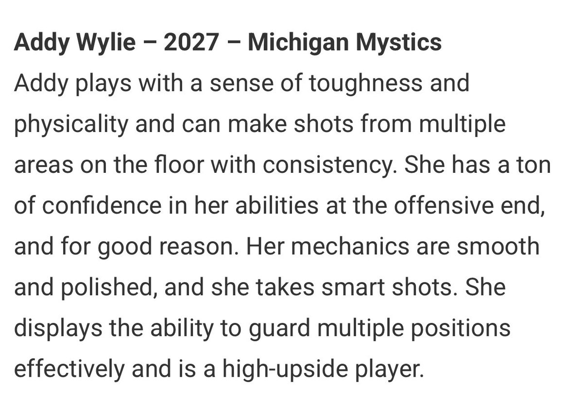 Thank you!! <a href="/MImystics/">Michigan Mystics</a> <a href="/rcanen23/">Rachel S. Canen</a> <a href="/wadesworld32/">Coach Keith Wade</a> <a href="/CoachEvanBell/">Evan Bell</a>
