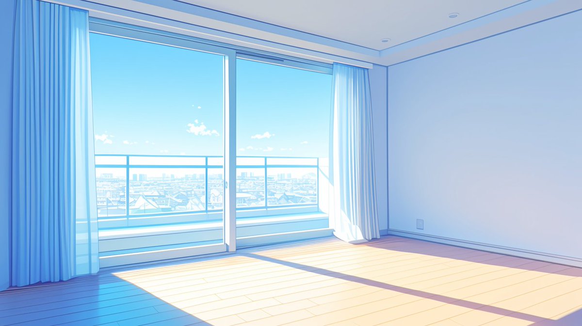 🤍背景無料配布｜16:9

「引越し当日の空っぽの部屋」

サムネ・配信・TRPG等にぜひどうぞ！
使用報告不要です♡

#まいにちなちゃフリ素 #フリー素材 #背景素材
🤍利用規約：sozaiya-create.booth.pm/items/5511320a