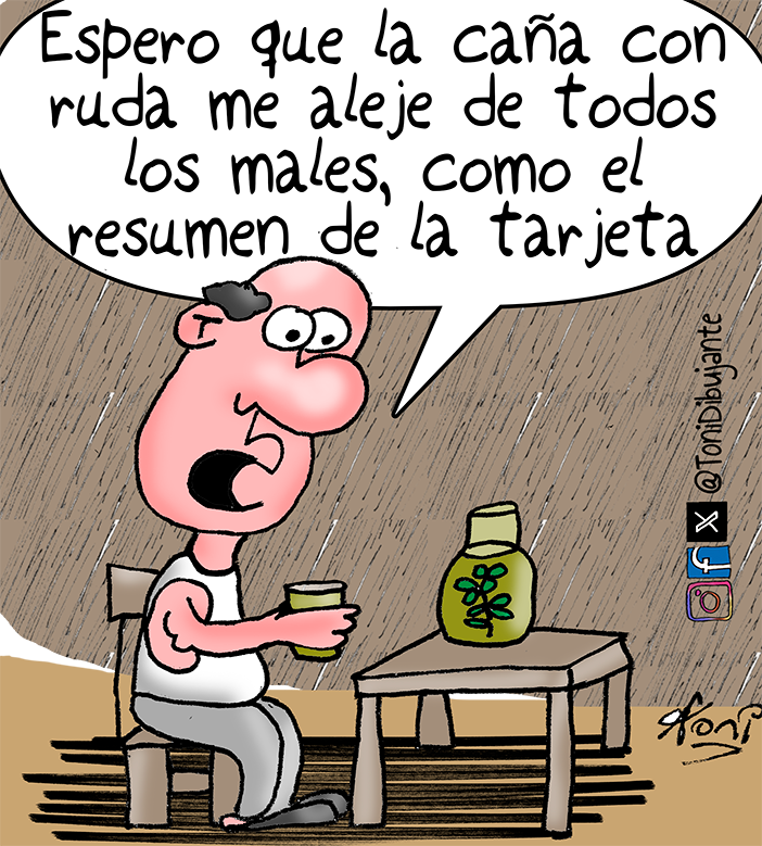 Alejar los males... #narigones #cañaconruda #1DeAgosto #tarjeta
