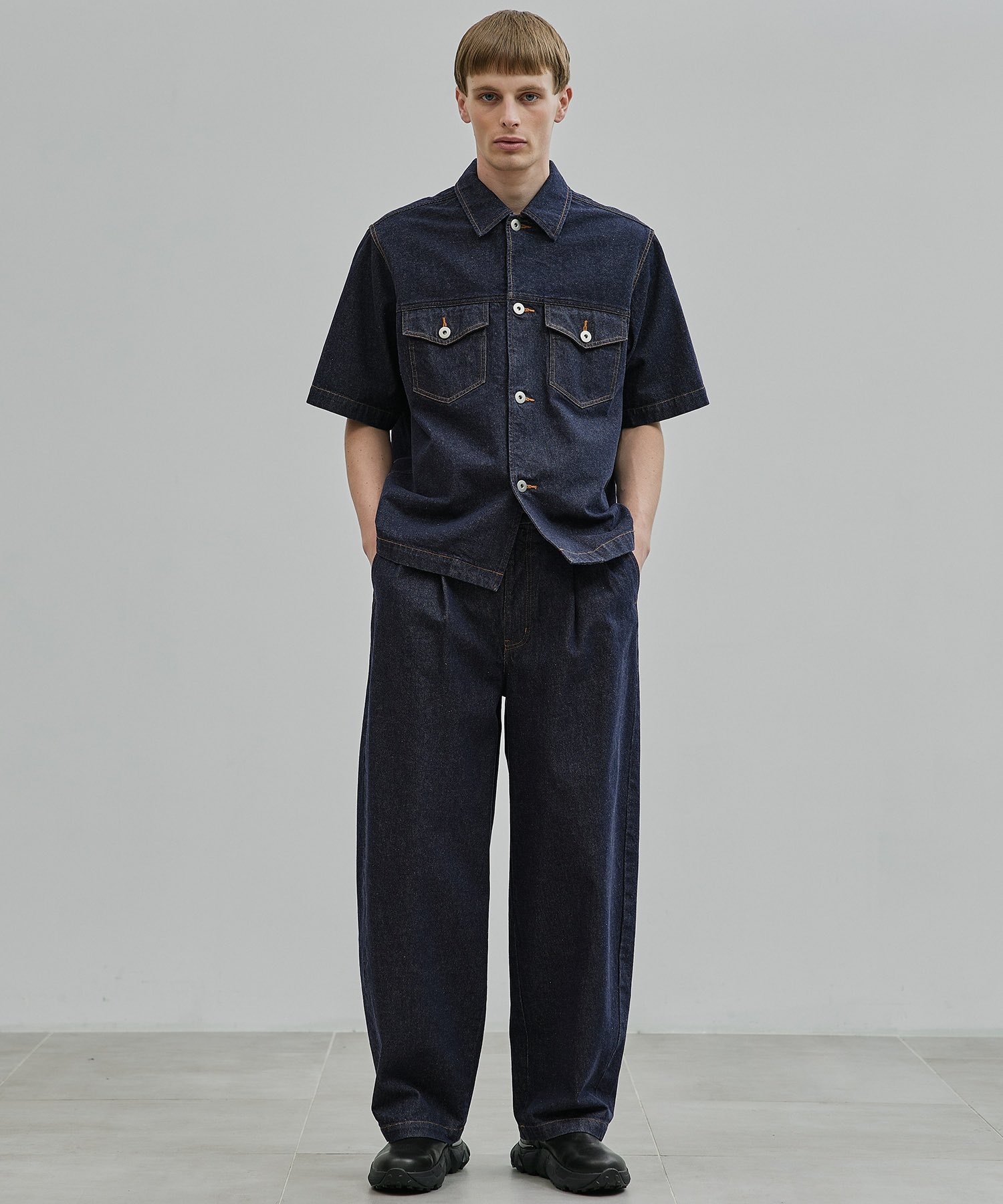 N.hoolywood デニムシャツ　unitedtokyo シャツ　36 美品 N.hoolywood デニムシャツ unitedtokyo シャツ 36 美品 - メルカリ