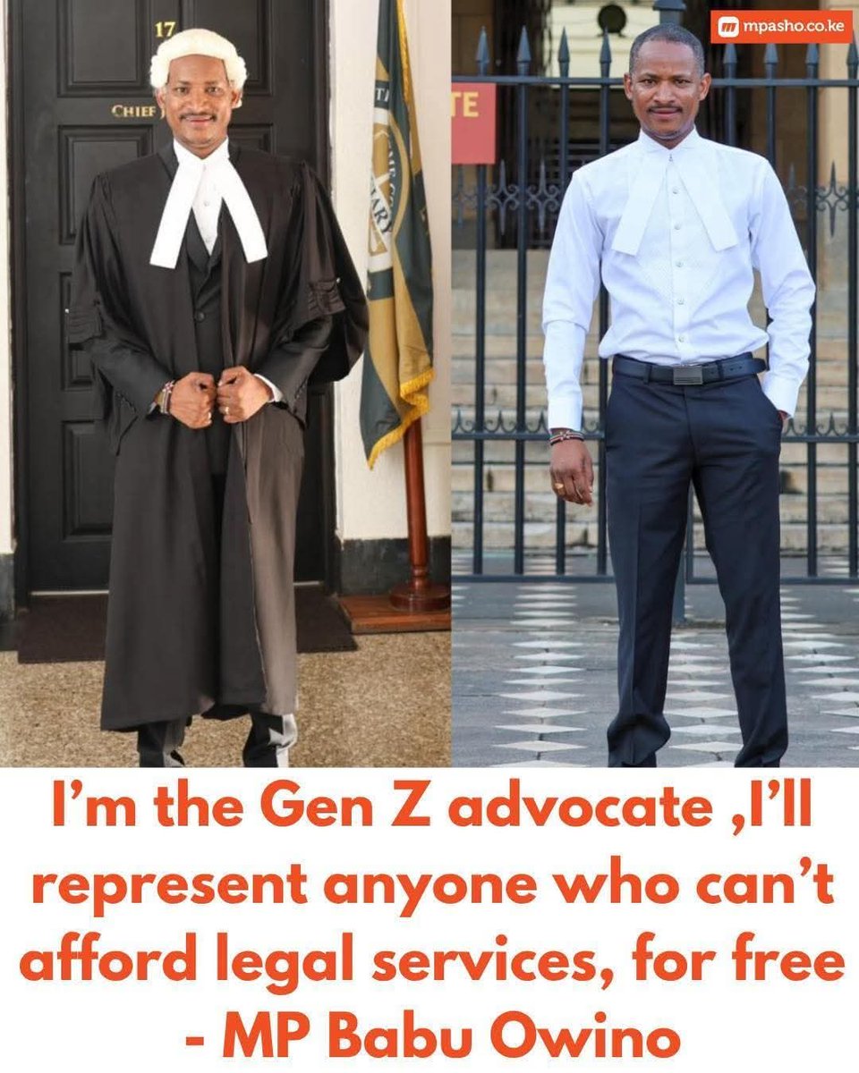 Gen Z advocate.. Babu kwa sababu!