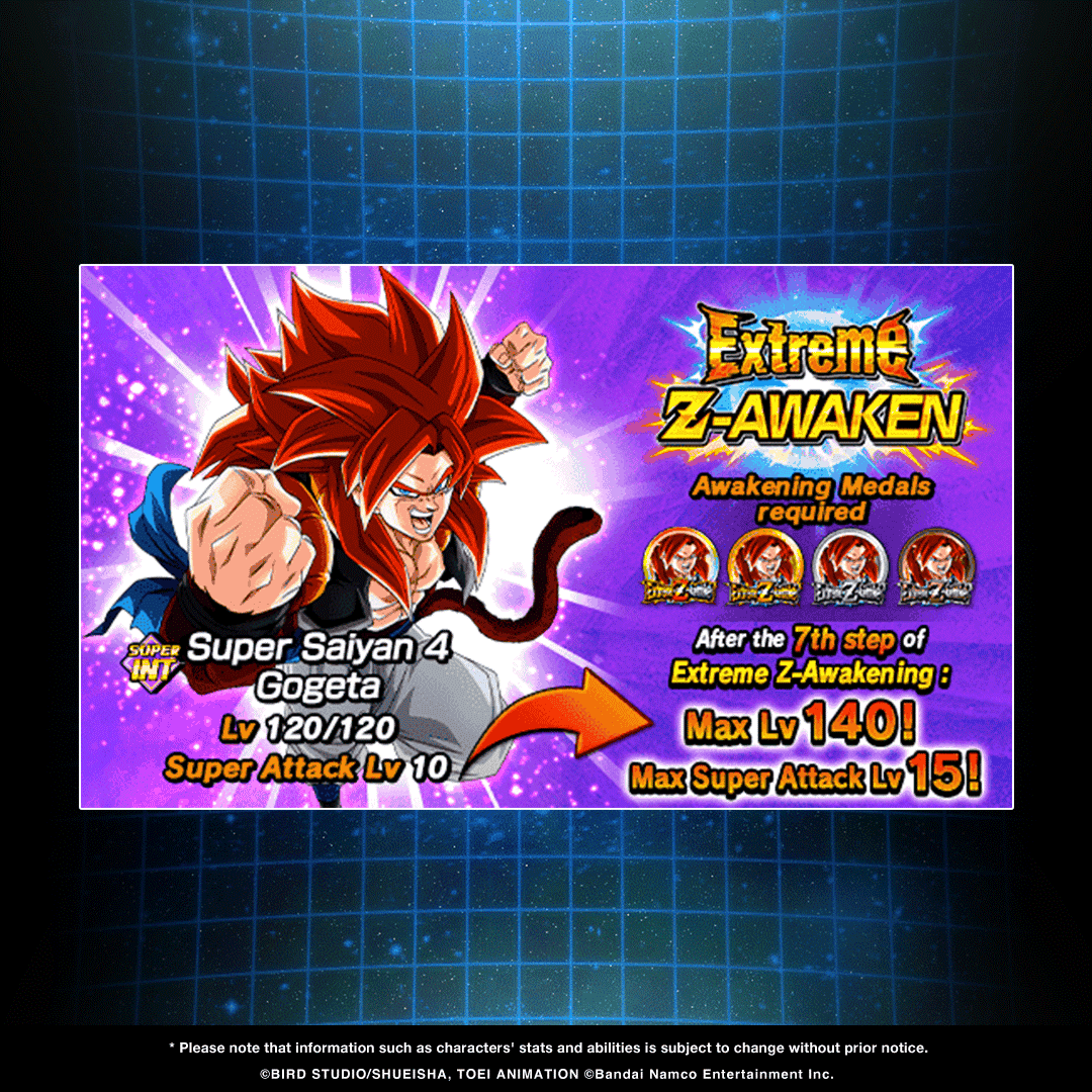dokkan_global's tweet image. UR [Peerless Super Power] Super Saiyan 4 Gogeta can soon be Extreme Z-Awakened!

After Extreme Z-Awakening, his Leader Skill, Passive Skill and Super Attack will be strengthened!