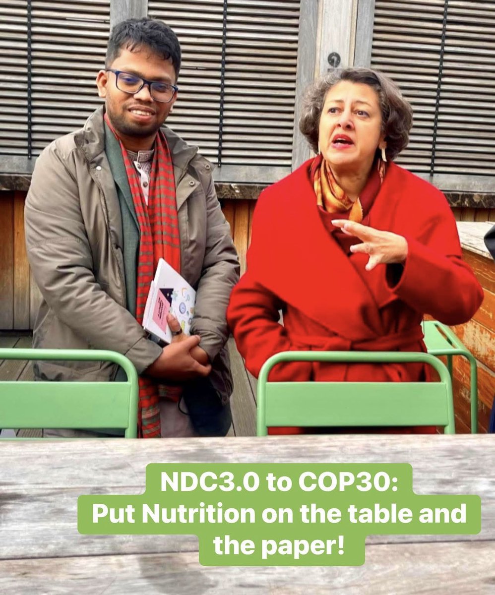 Sohanur Rahman-@sohanyn.bsky.social ๐ (@sohanyouthnetg) on Twitter photo #Bangladesh is on the frontline of climate crisis, where floods & cyclones threaten food & #nutrition security.
Itโs time to put nutrition on the table in #NDC3.0 ahead of #COP30!๐
โ
 Climate-resilient agriculture
โ
 Nutrition-sensitive #adaptation
โ
 Youth-led solutions #Bangladesh is on the frontline of climate crisis, where floods & cyclones threaten food & #nutrition security.
Itโs time to put nutrition on the table in #NDC3.0 ahead of #COP30!๐
โ
 Climate-resilient agriculture
โ
 Nutrition-sensitive #adaptation
โ
 Youth-led solutions