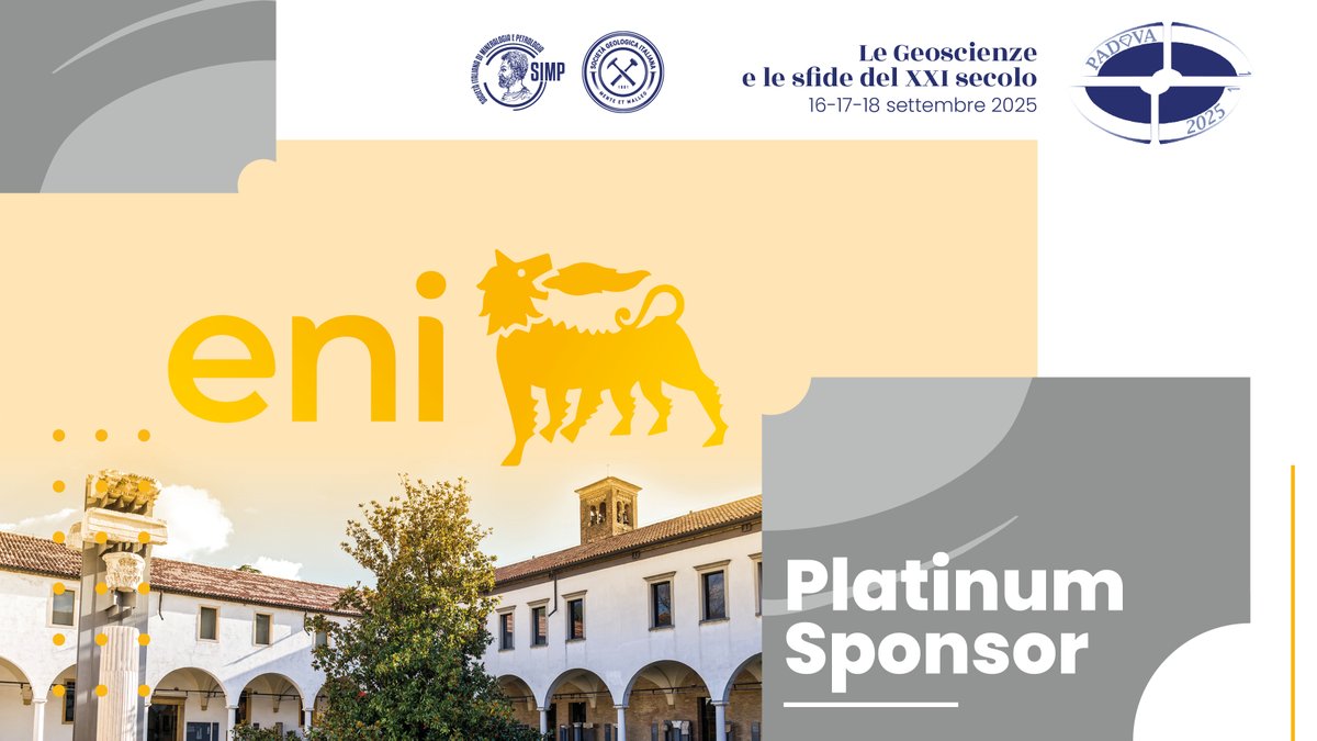 Thank you to our 𝐏𝐥𝐚𝐭𝐢𝐧𝐮𝐦 𝐬𝐩𝐨𝐧𝐬𝐨𝐫 Eni