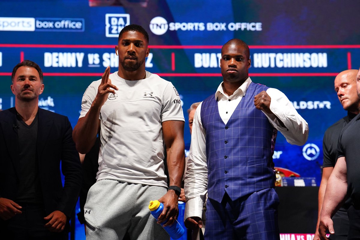 Anthony Joshua confirms his next fight will be against Daniel Dubois in September at Wembley. The British heavyweight showdown is set to draw a 90k crowd. “This is about legacy,” says AJ. #Boxing #Joshua #Dubois #WembleyStadium