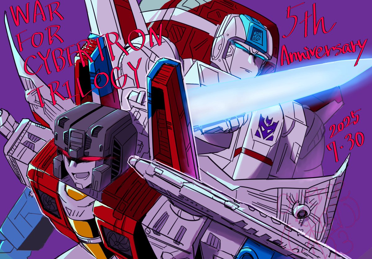 WFCT5周年ですってよ！！👏👏👏
ハードな世界観と魅力的なキャラクター達にに魅了されっぱなしです
永遠にグッドモーニングだぜ！！
#TransformersWFC