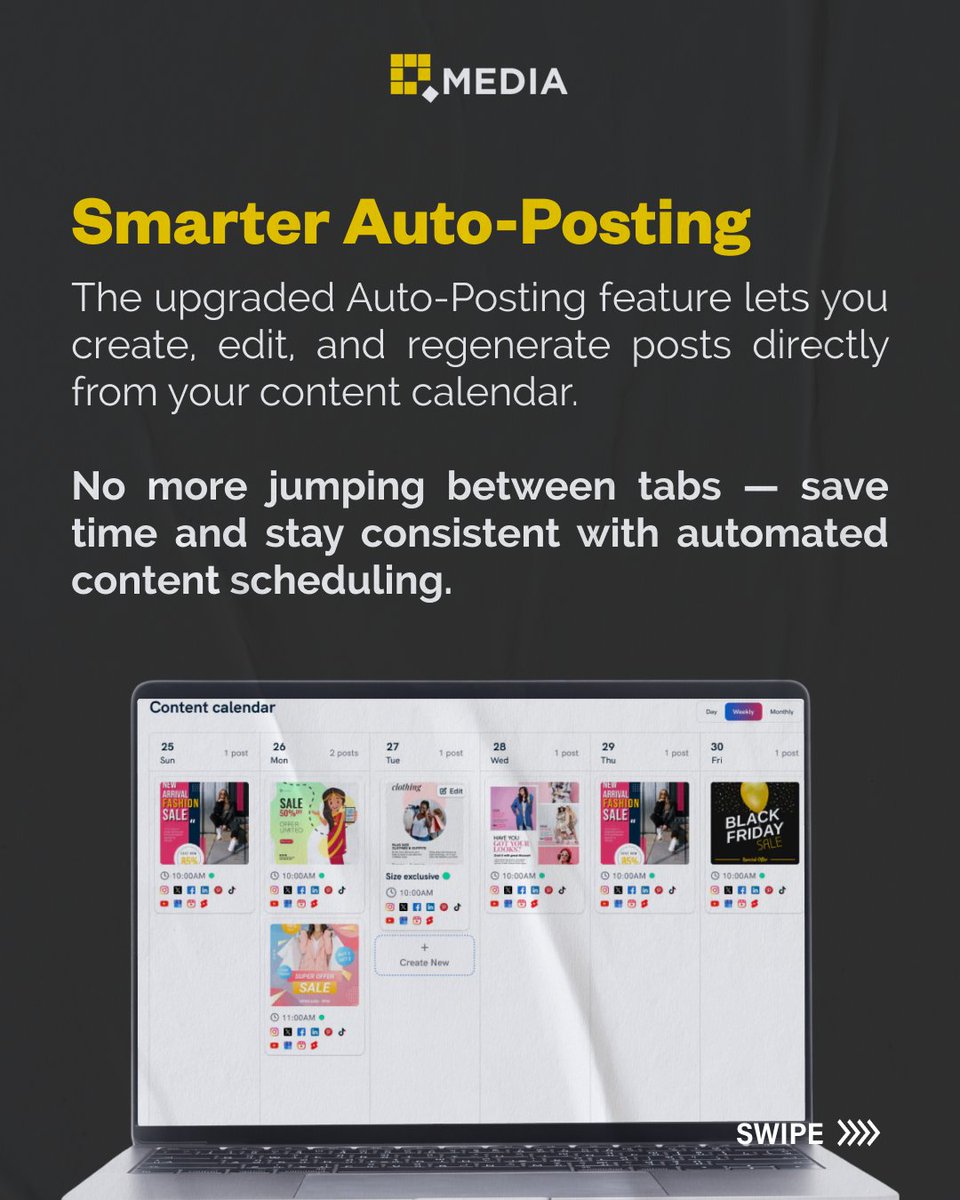 QMedia_SdnBhd's tweet image. Predis. ai just got smarter! ⚡
Create better content, faster — with auto-post, smart visuals, and AI product photos.

Follow us for more easy AI tools! 🚀

#PredisAI #AITools #ContentMadeEasy #SocialMediaTips #CreateWithAI #ContentHack #QubeMedia