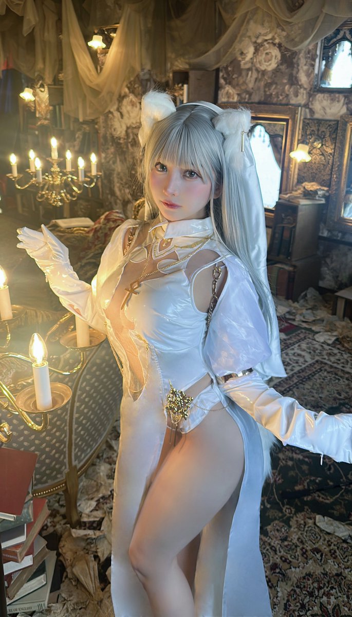 コミケ撮影終わりました〜！！
今回はケモ耳(白オオカミ)×シスターです⛪️✝︎
衣装が思っていたよりセクシーで少し恥ずかしいです笑
れいのフェチ冊子、楽しみにしていて下さい📖´- https://t.co/ra3EsZzjwA