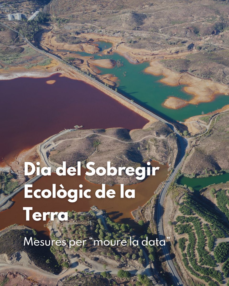 GiDomus's tweet image. 🌍 Què és el Dia del Sobregir Ecològic?

És una data simbòlica que marca el moment de l'any en què la humanitat ha consumit tots els recursos naturals que el planeta pot regenerar durant tot l'any.