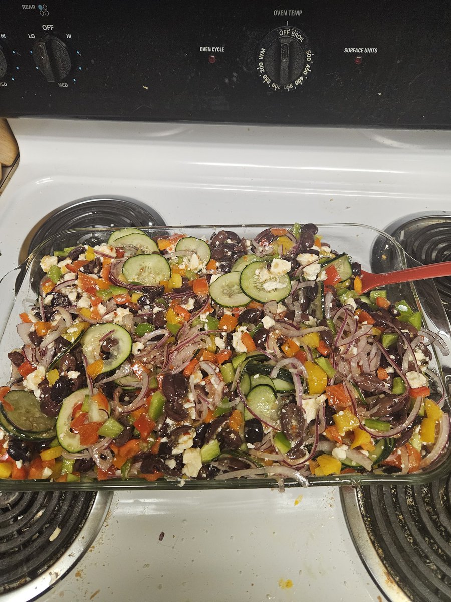 Mediterranean salad. I make this atleast once a month.