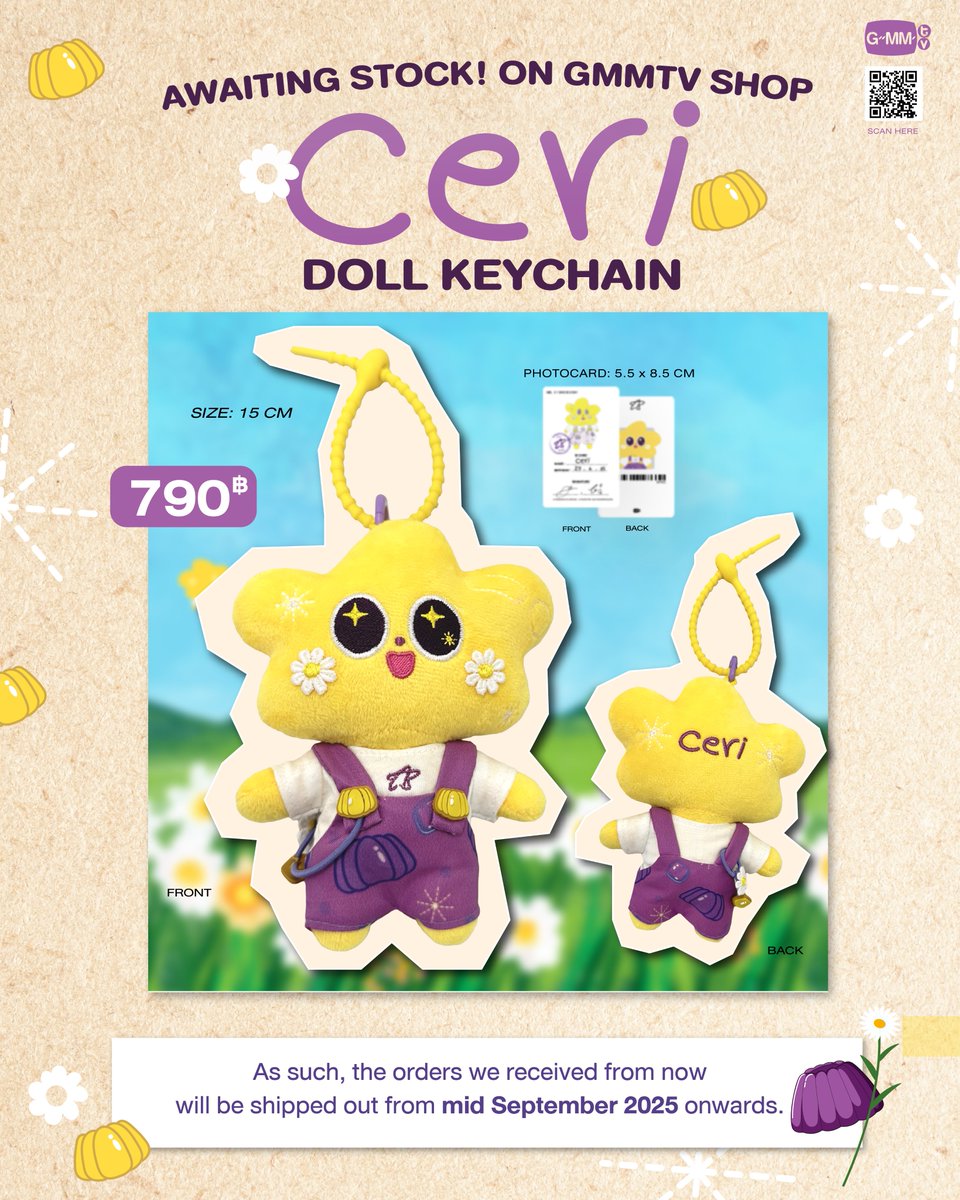 CERI DOLL KEYCHAIN [🇲🇾 GO] 💰RM114 incl. EMS 💰2nd payment